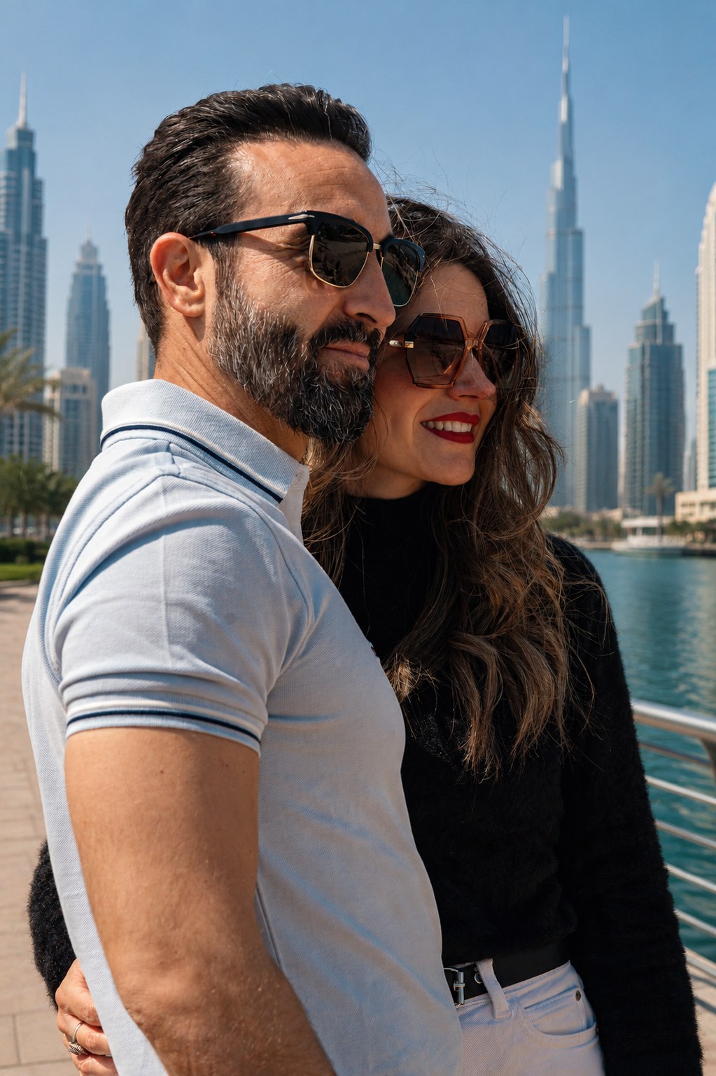 Darío y Keka, fundadores de Dubai Property Now